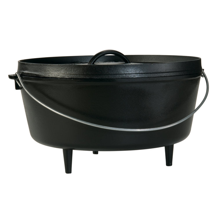 Lodge Cast Iron Camp Dutch Oven Reviews Wayfair